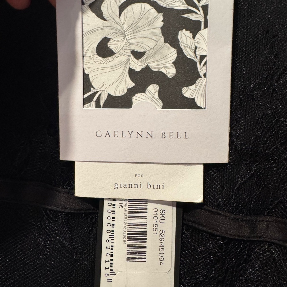 Gianni Bini x Caelynn Bell Bella Lace Sleeveless Long Slip Dress NWT size 10 - Picture 6 of 7